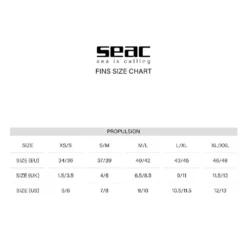 SEAC Propulsion Duikvinnen -Dive Gear Verkoop seac propulsion duikvinnen 8