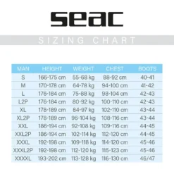SEAC Warm Droogpak -Dive Gear Verkoop seac warm droogpak 9